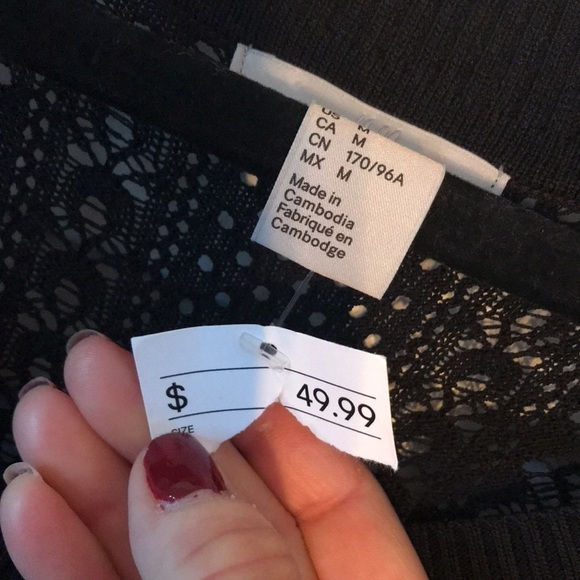 Sexy Black Dress size Medium from H&M NWT - Picture 7 of 7